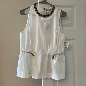 NWT Dorothee Schumacher white top. Size 3 Fits like an 8/10 Excellent condition